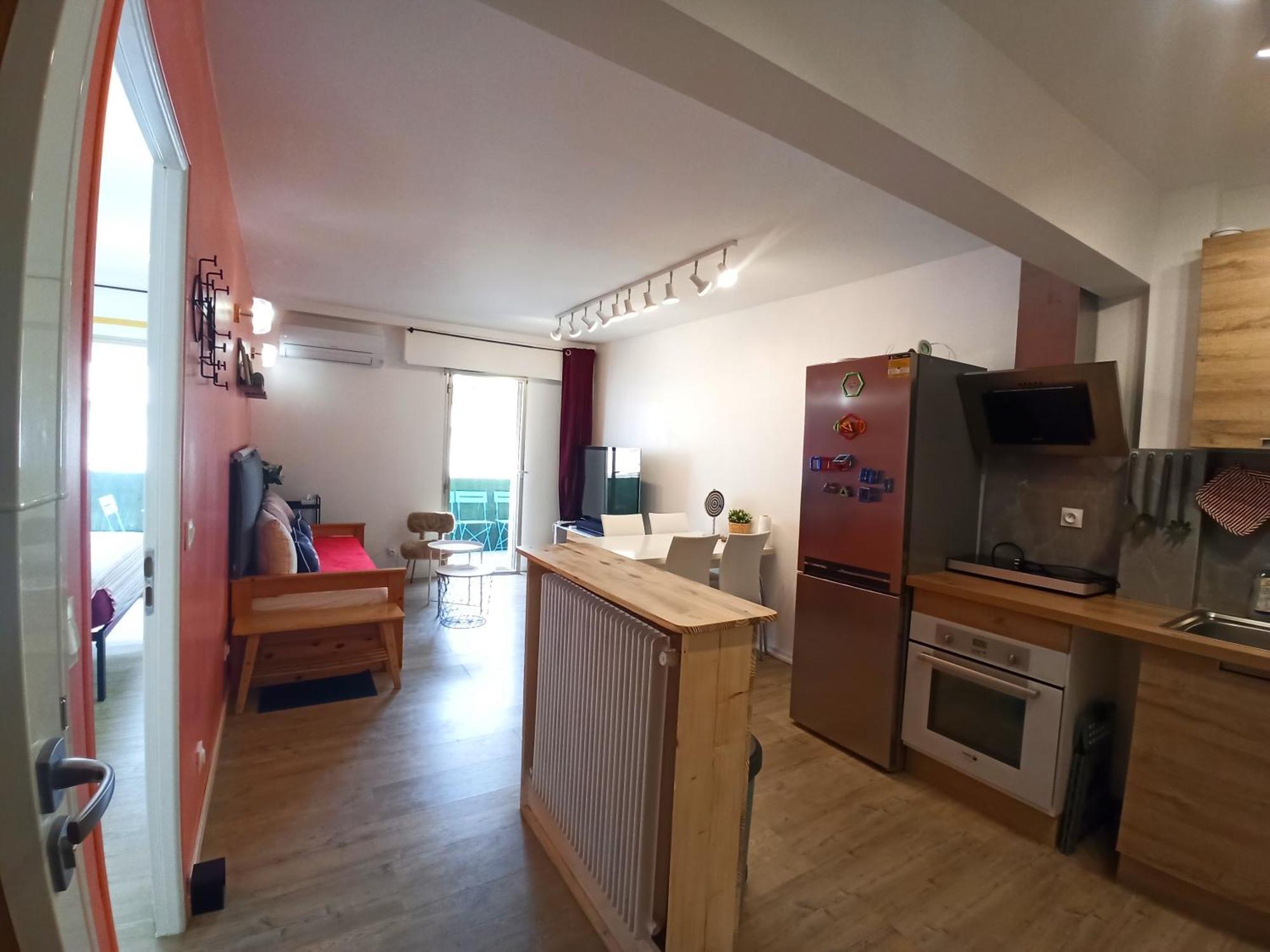 5 Pers, 2 Chambres, Terrasse, Climatisation, Parking Inclus Cannes